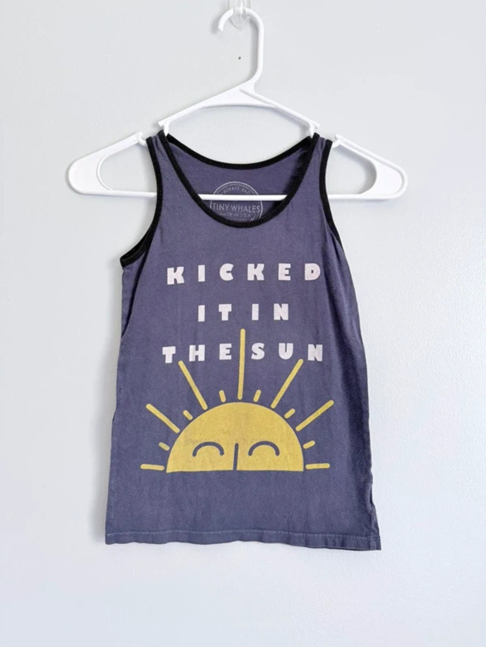 Tiny Whales Kids Kicked It In The Sun Tank Top Size 5